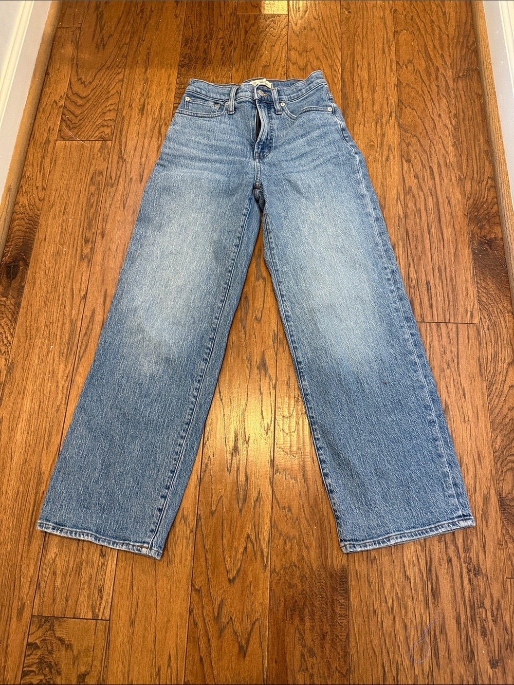 Madewell Women’s Perfect Vintage Wide Leg Jeans, Sz 25